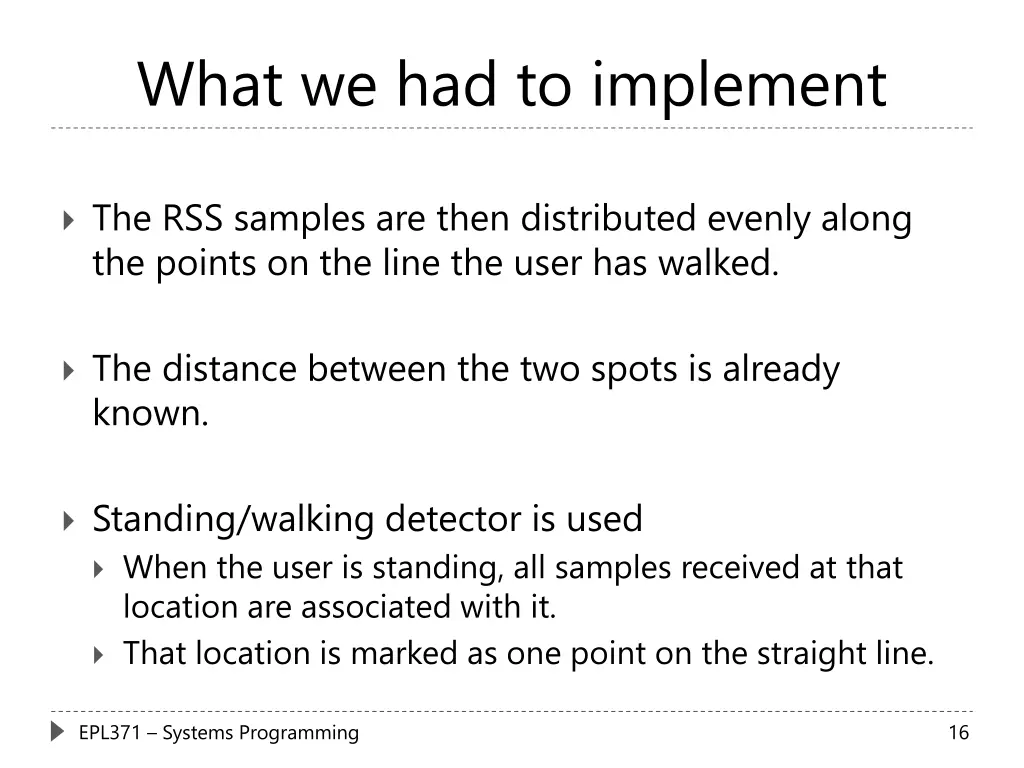 what we had to implement 2