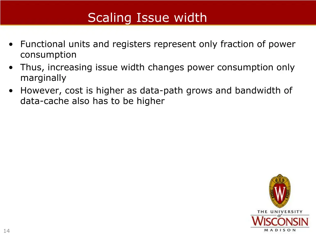 scaling issue width