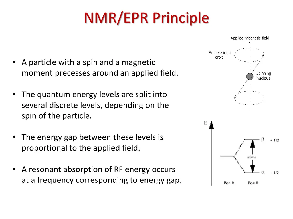 nmr epr principle