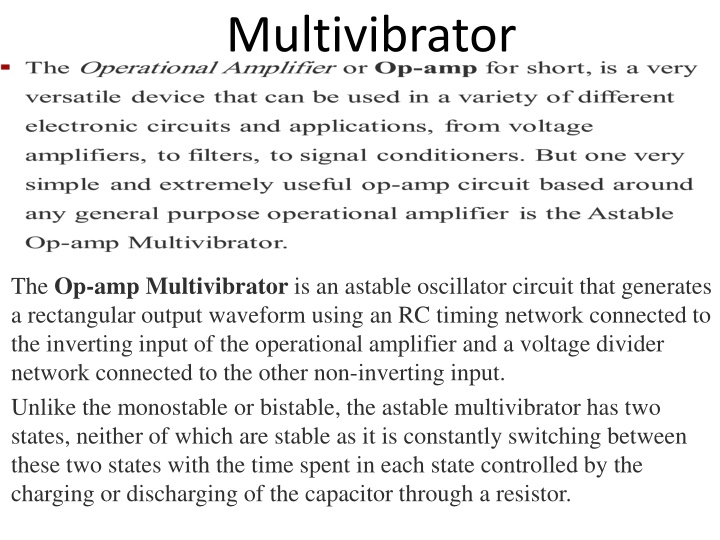 multivibrator