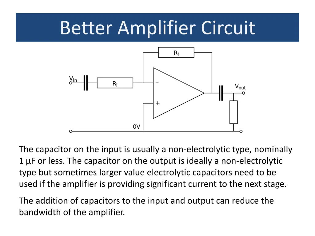 better amplifier circuit 1