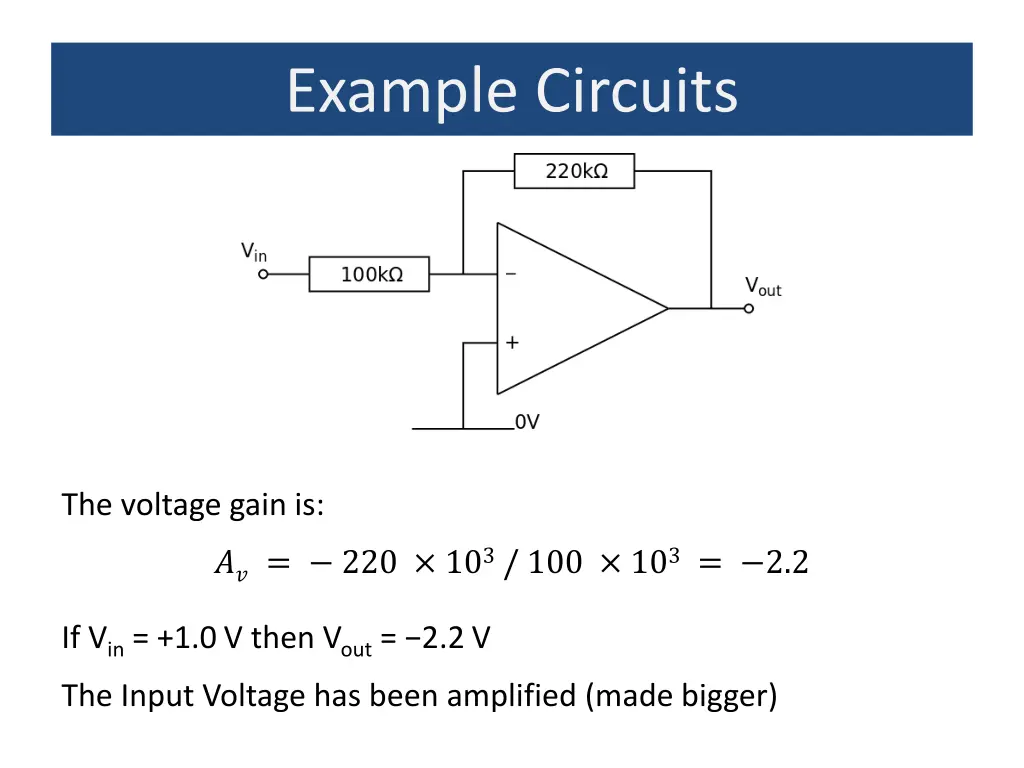 example circuits