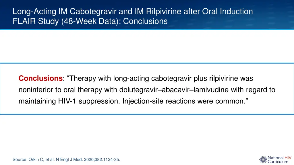 long acting im cabotegravir and im rilpivirine 6