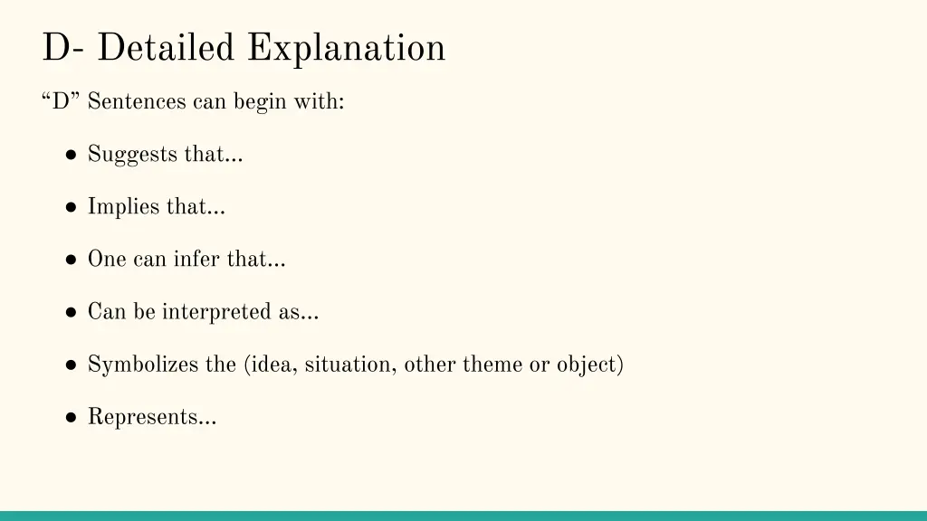 d detailed explanation 3