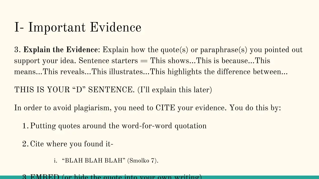 i important evidence 2