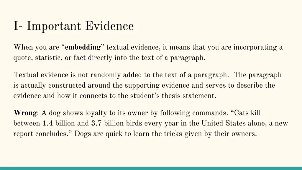 i important evidence 3