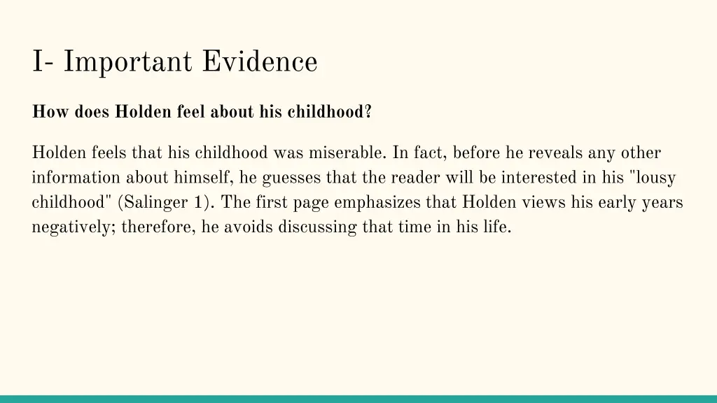 i important evidence 7
