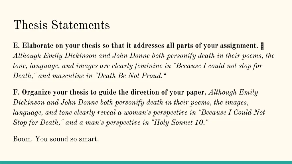 thesis statements 10