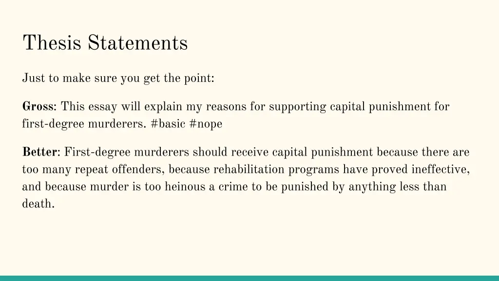 thesis statements 4