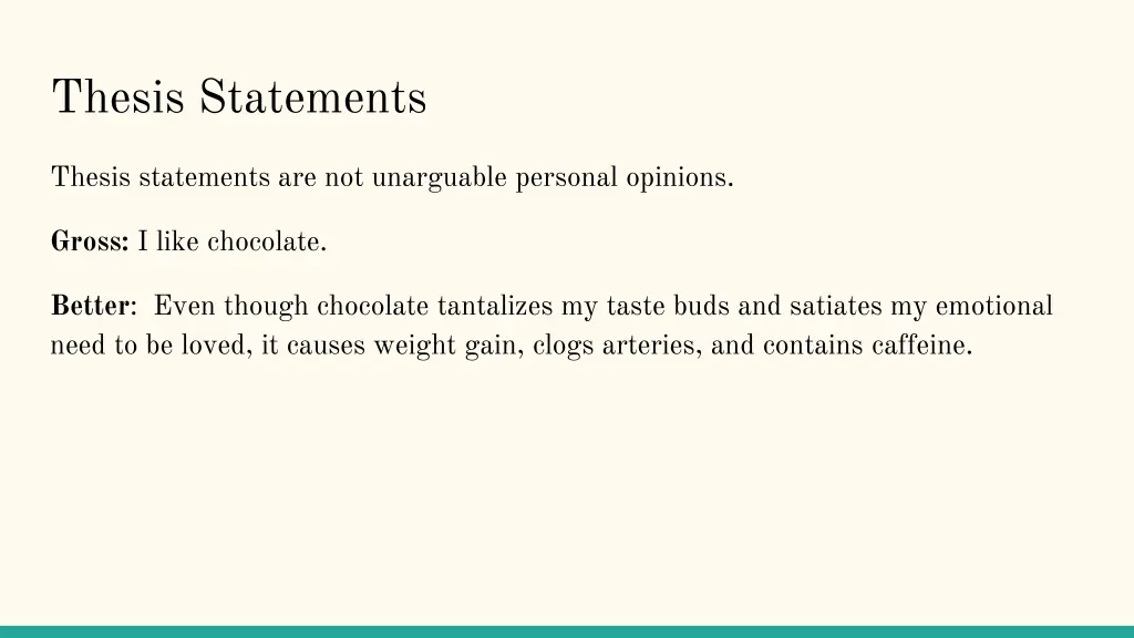 thesis statements 6