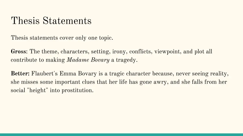 thesis statements 7
