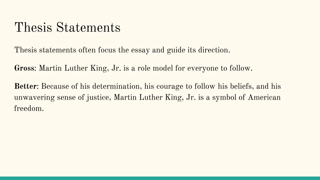 thesis statements 8