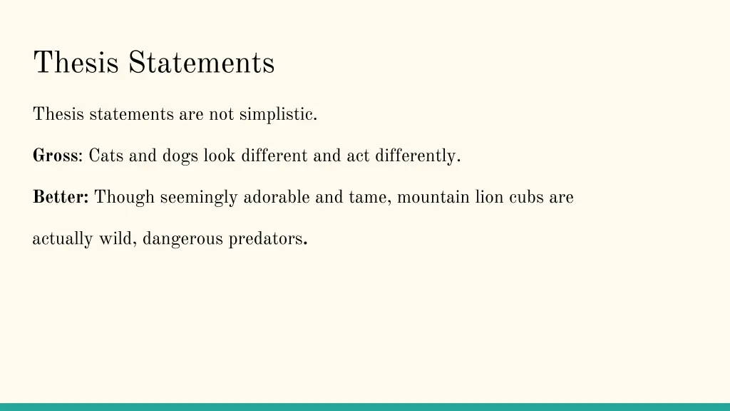 thesis statements 9