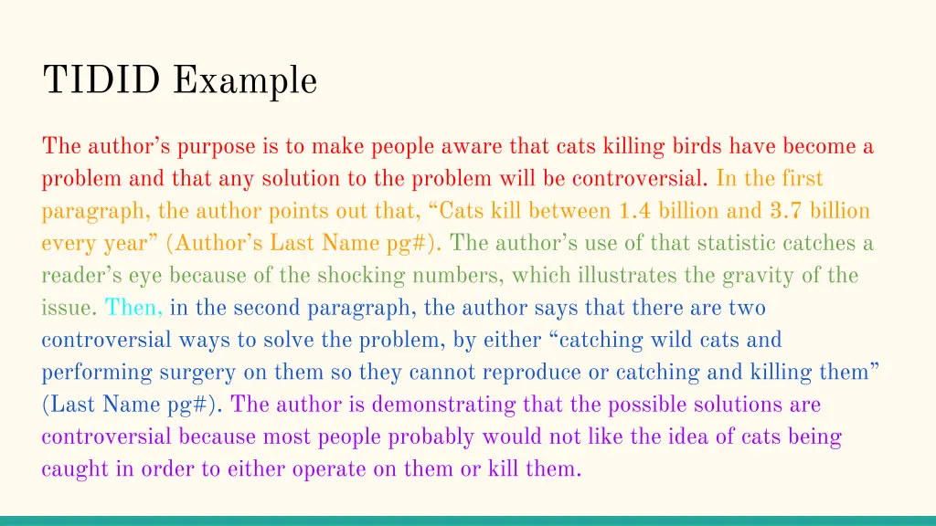tidid example