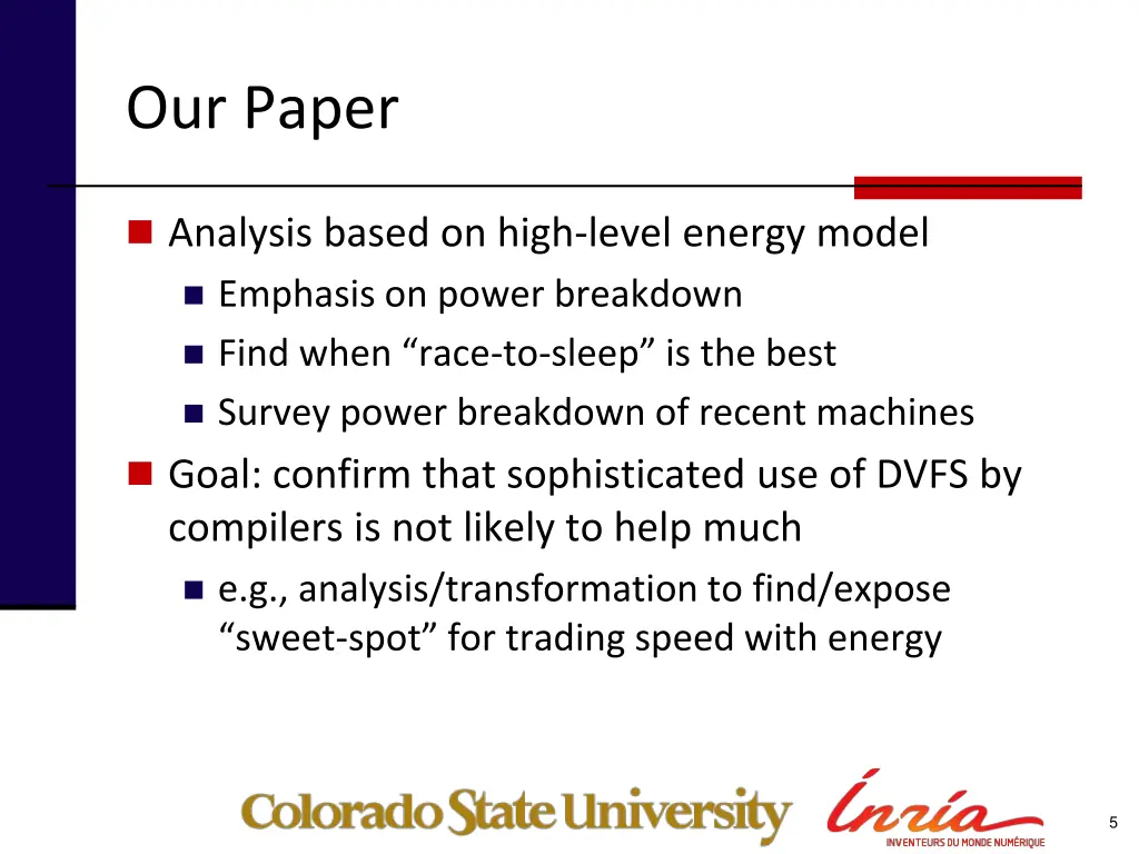 our paper