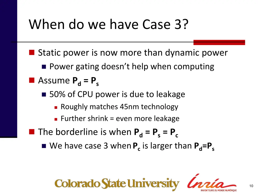 when do we have case 3