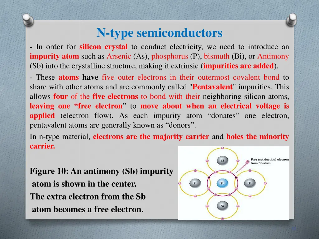 n type semiconductors