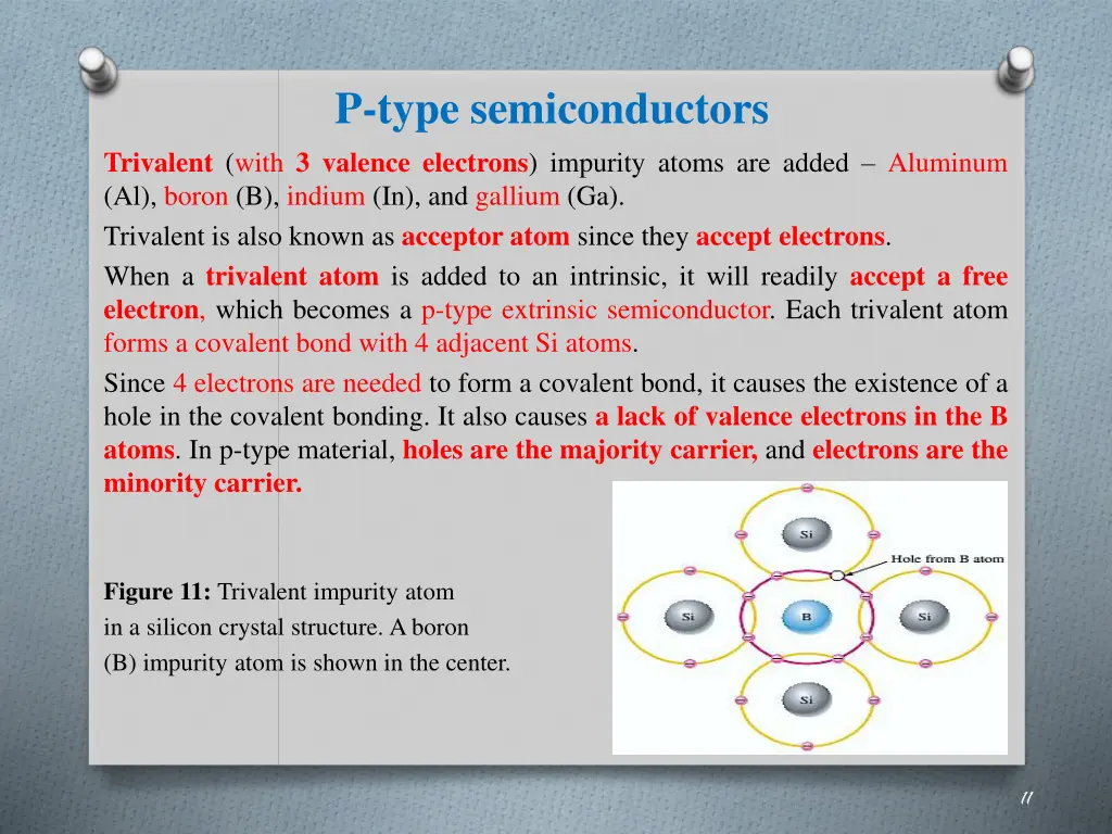 p type semiconductors