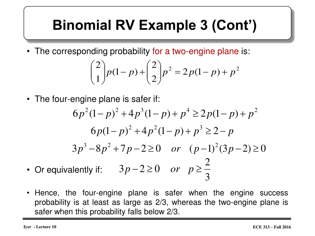 binomial rv example 3 cont