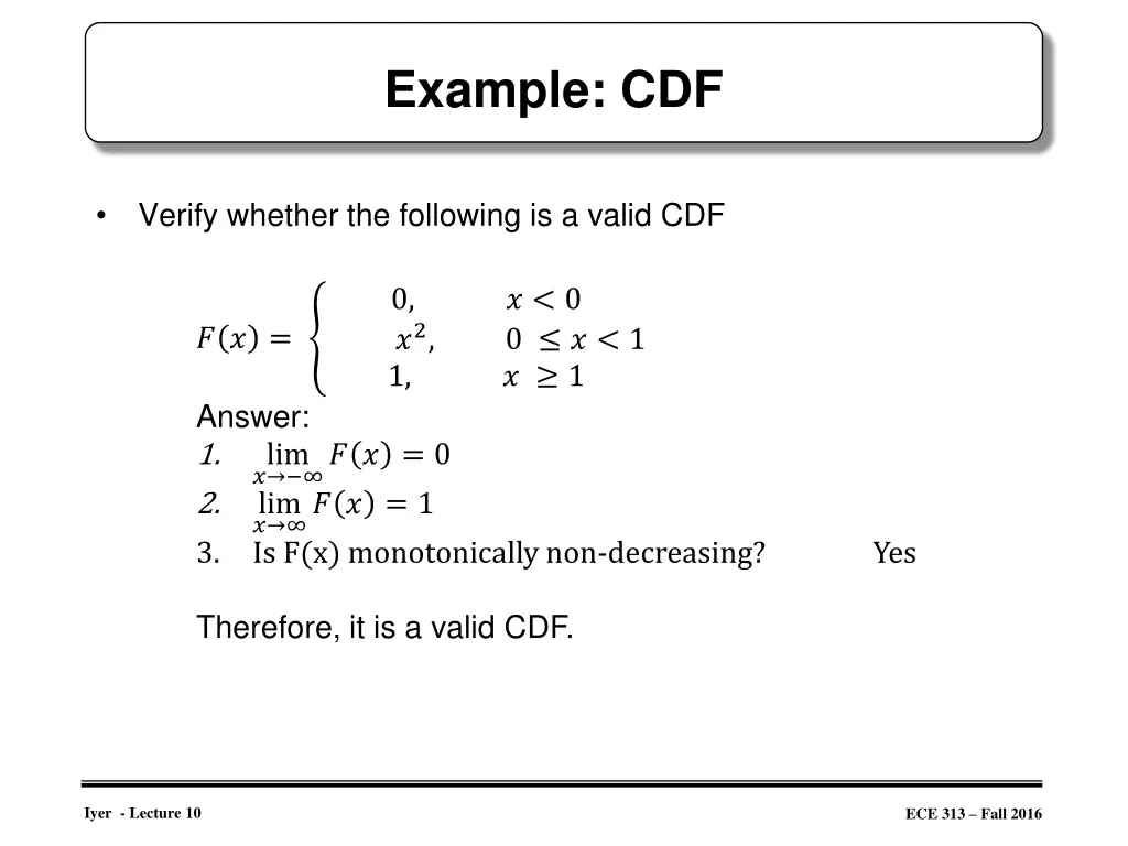 example cdf