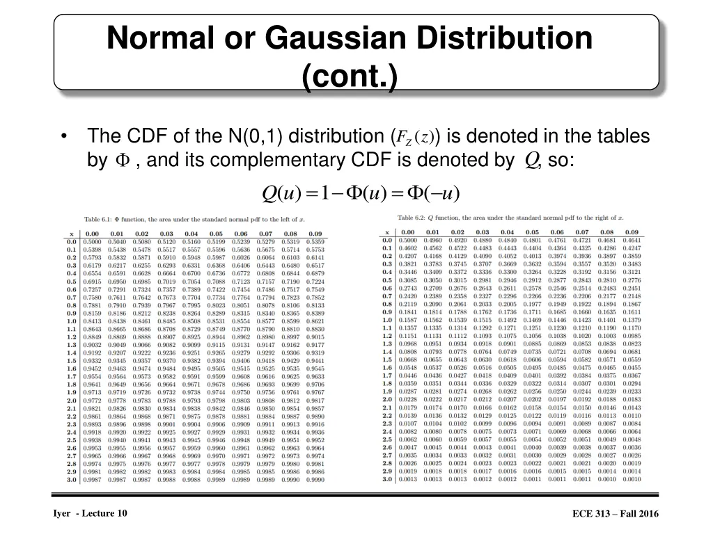 normal or gaussian distribution cont 3