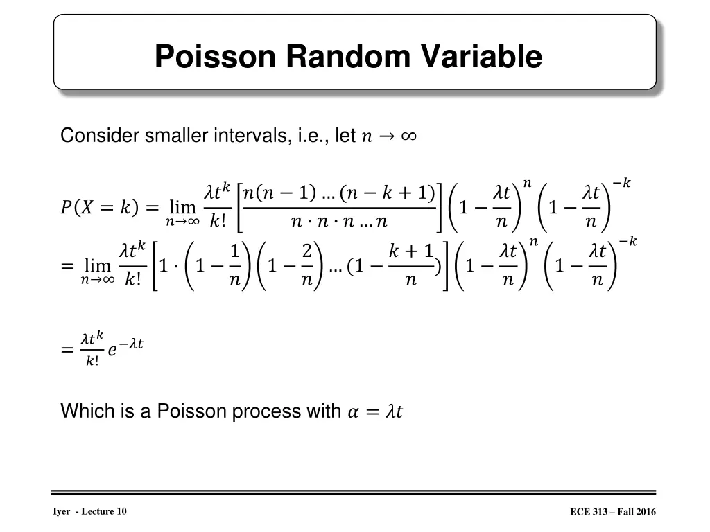 poisson random variable 1