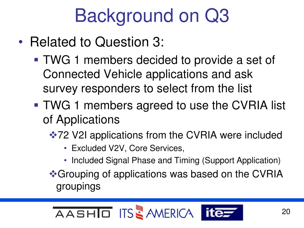 background on q3 1