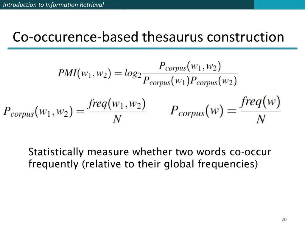 introduction to information retrieval 19