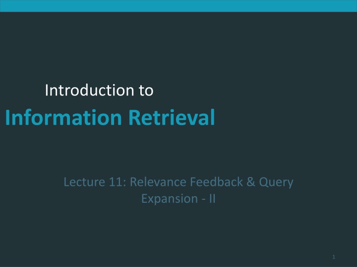 introduction to information retrieval