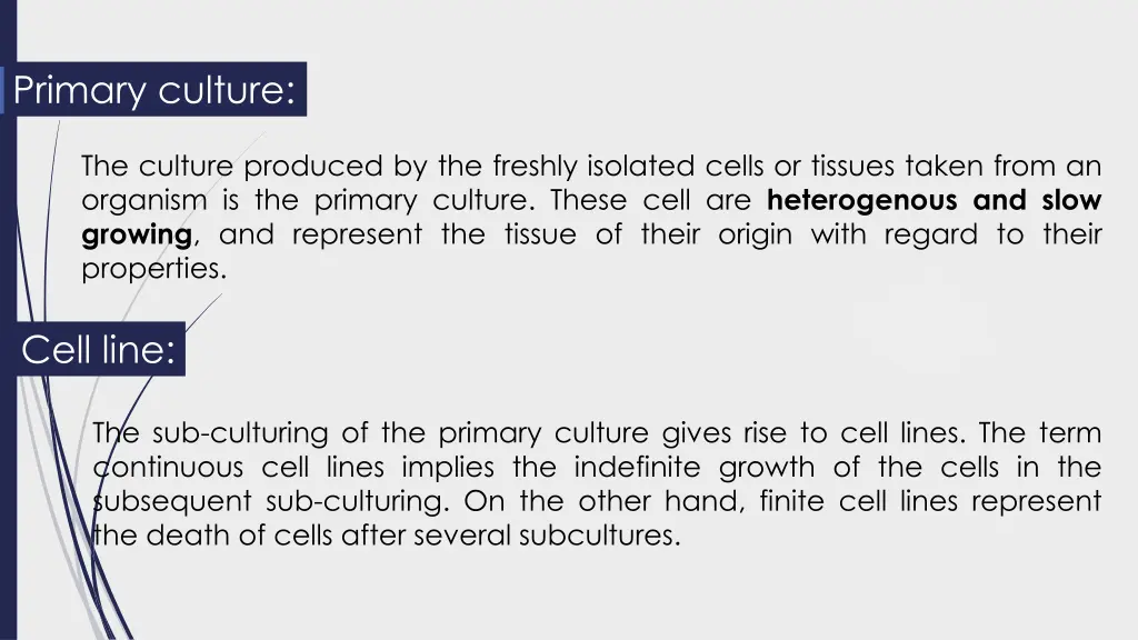 primary culture