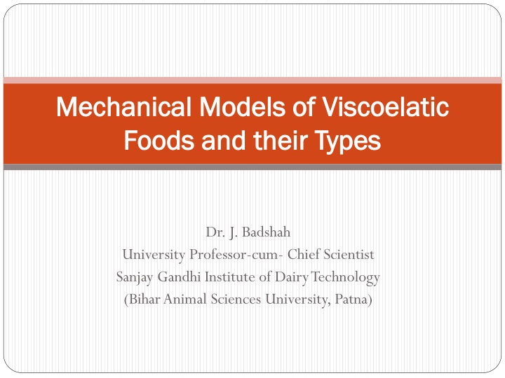 mechanical models of viscoelatic mechanical