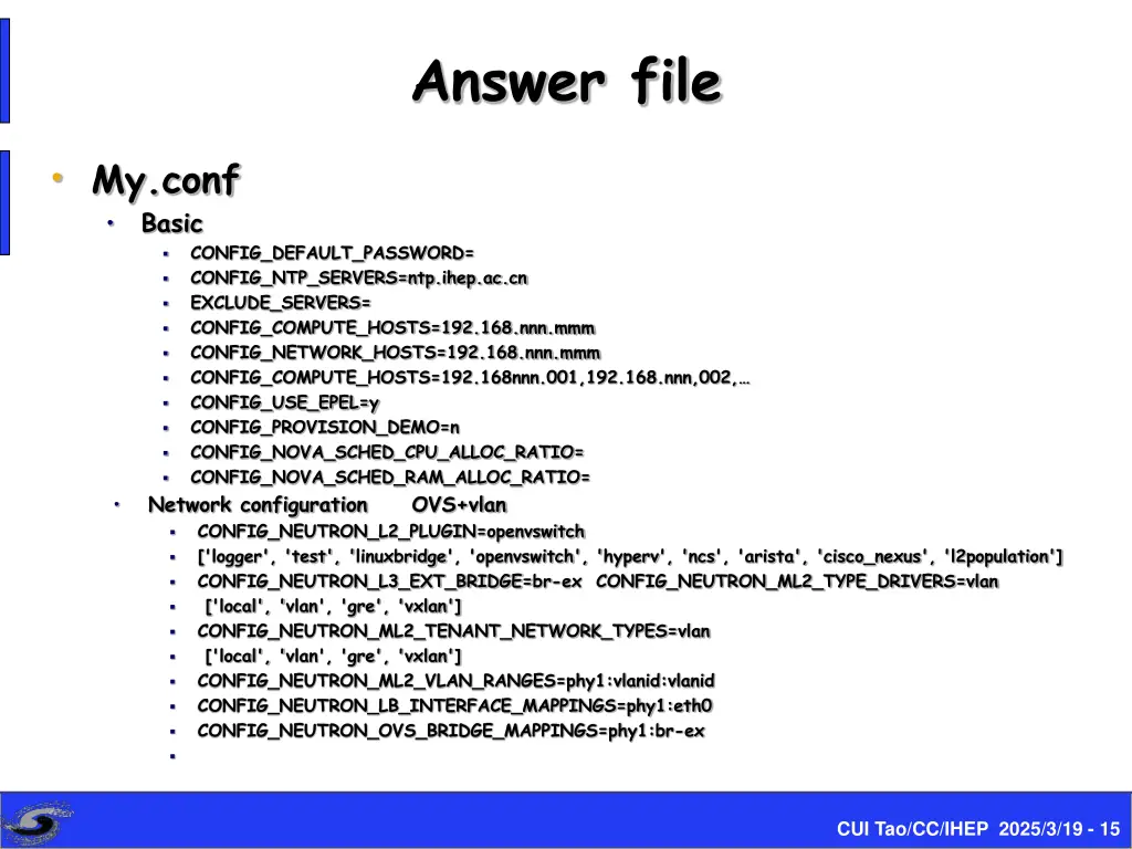 answer file