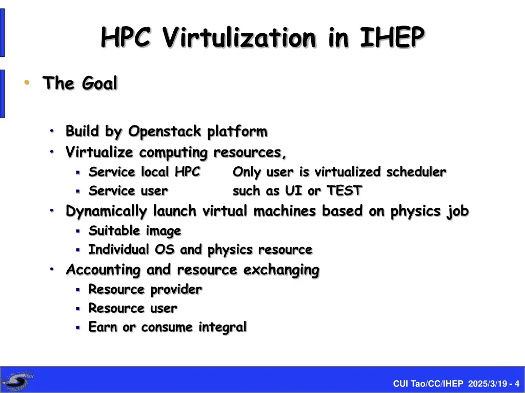 hpc virtulization in ihep