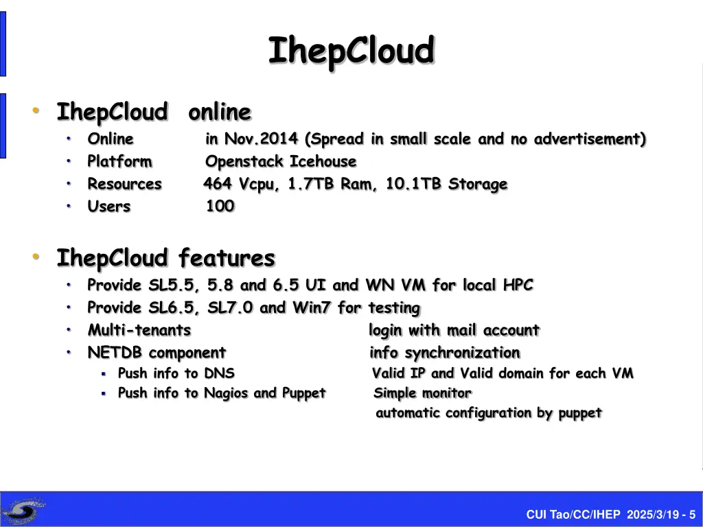 ihepcloud