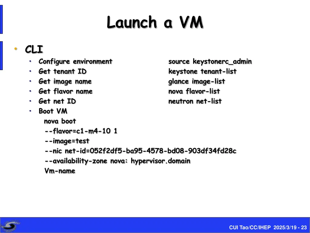 launch a vm 1