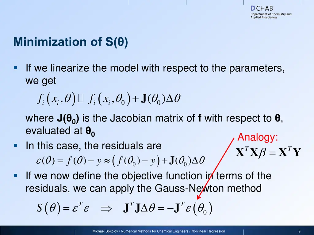 minimization of s