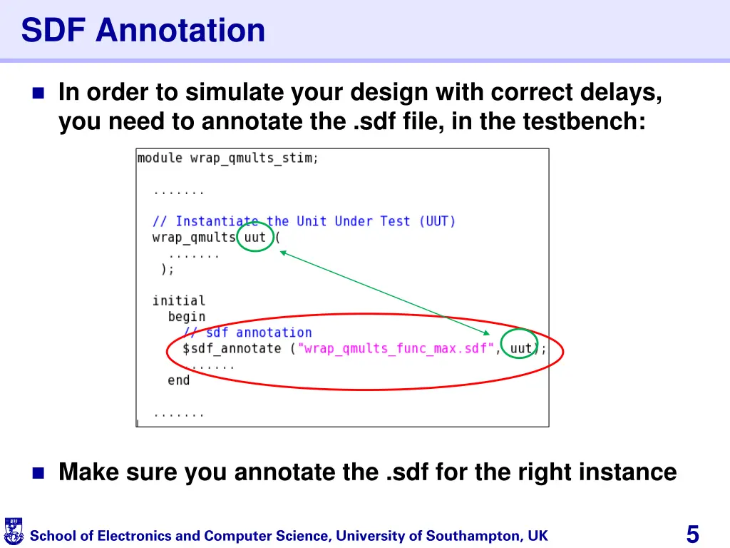 sdf annotation