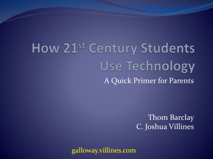 a quick primer for parents
