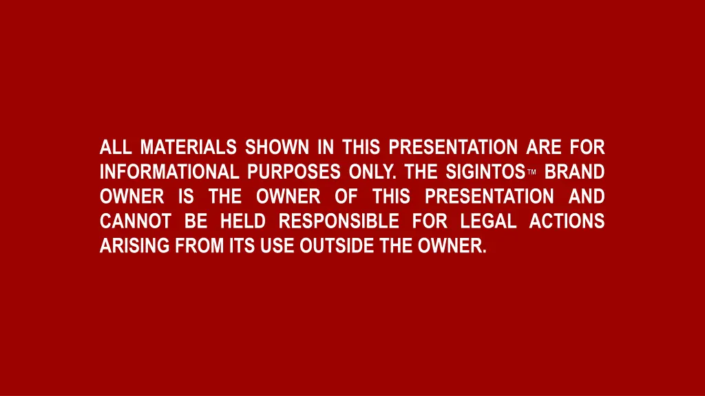 all materials shown in this presentation
