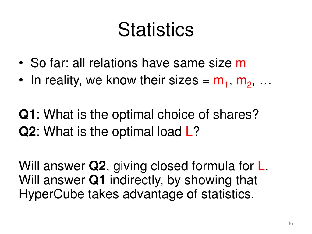 statistics