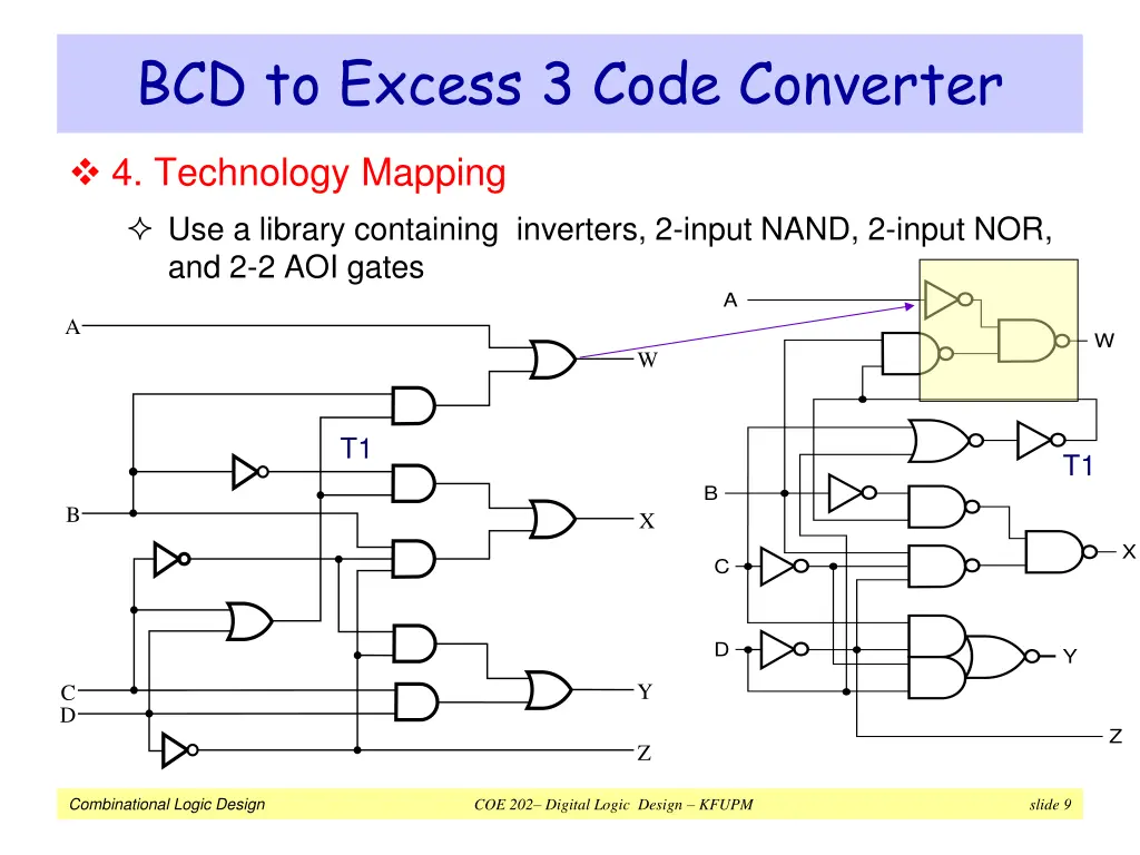 bcd to excess 3 code converter 2
