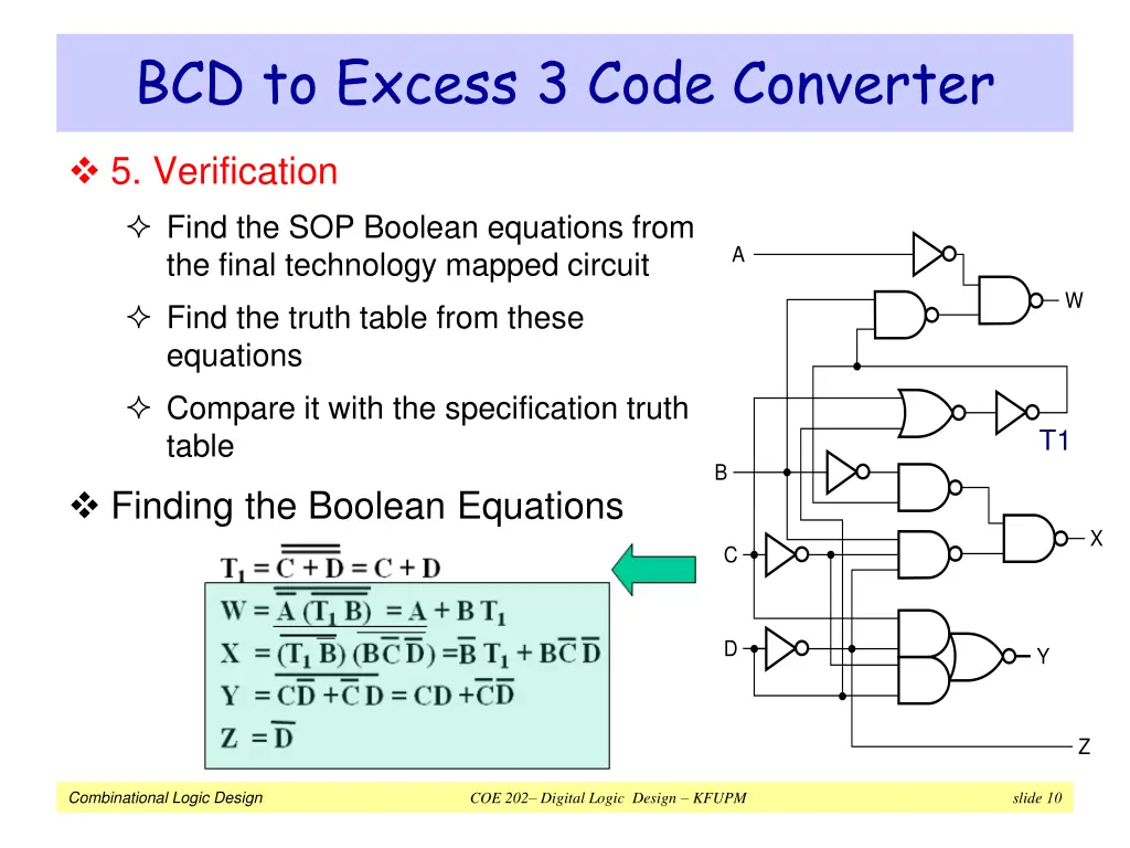 bcd to excess 3 code converter 3