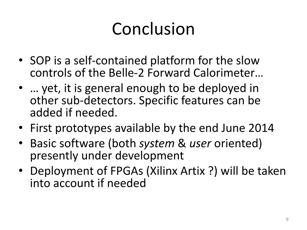 conclusion