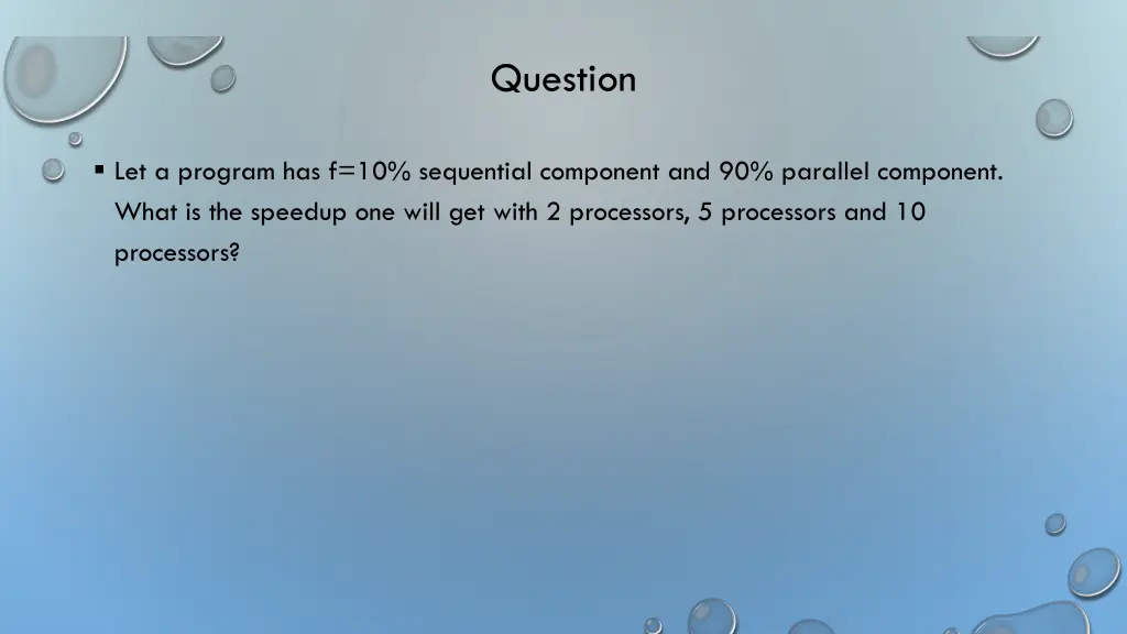 question