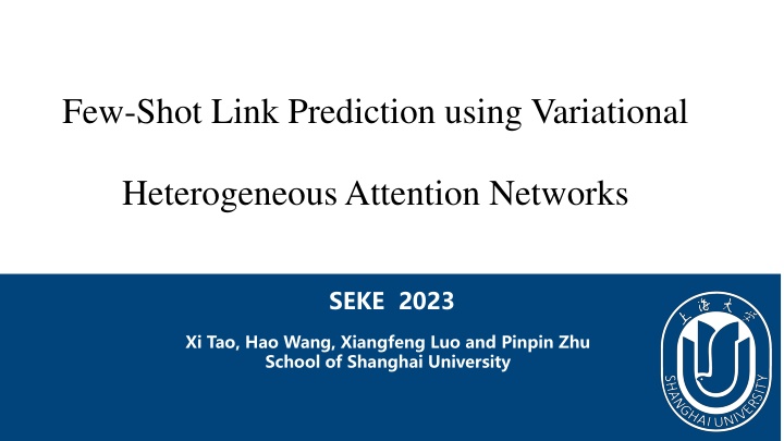 few shot link prediction using variational