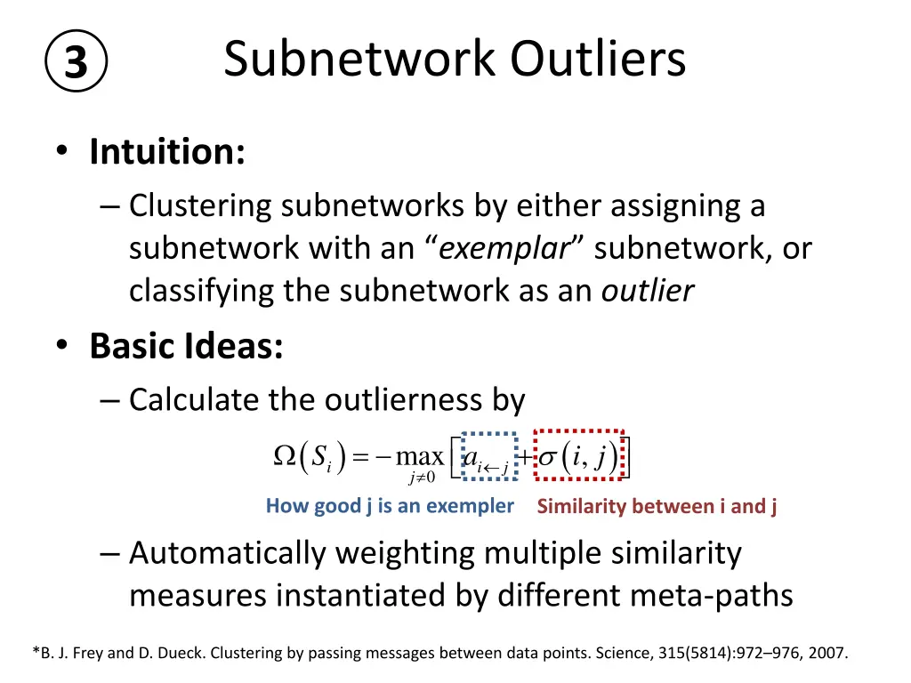 subnetwork outliers 1