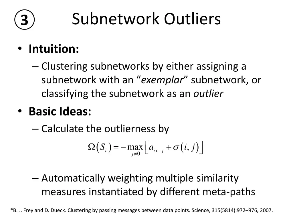 subnetwork outliers