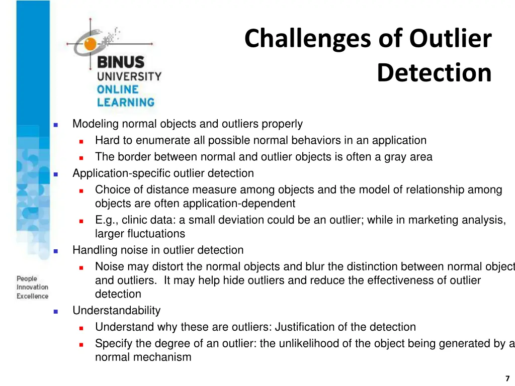 challenges of outlier