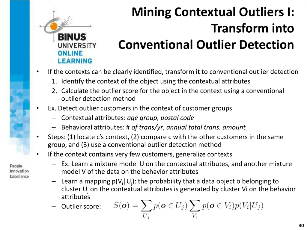 mining contextual outliers i transform into
