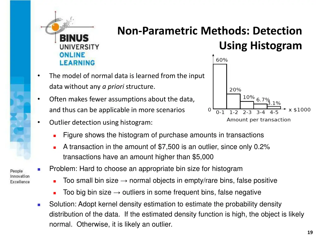 non parametric methods detection